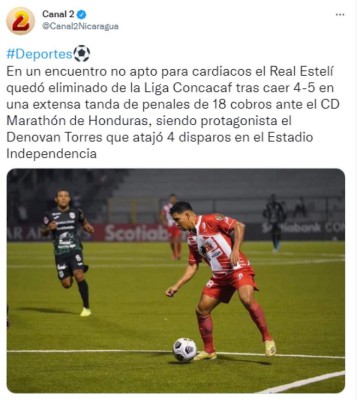 Lo que dice la prensa luego del sufrido pase de Marathón en penales y la enorme noche de Denovan Torres: 'El monstruo se hizo respetar'