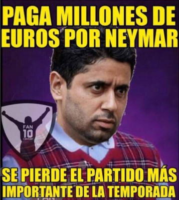 MEMES: Hacen pedazos al PSG por su eliminación ante el Madrid en Champions