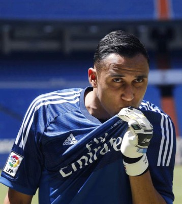 Keylor Navas fue presentado como portero del Real Madrid.
