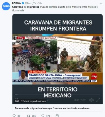 Lo que dicen los medios internacionales sobre la caravana de migrantes de hondureños