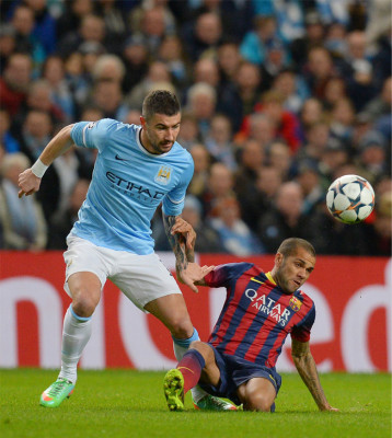 Manchester City-Barcelona Champions League.