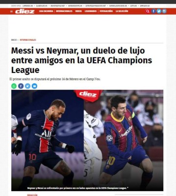 Sorteo de la Champions League: Barcelona-PSG, el cruce del morbo entre Messi y Neymar