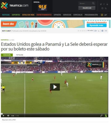 Portadas de diarios destrozan a selección de Panamá luego de goleada ante EEUU