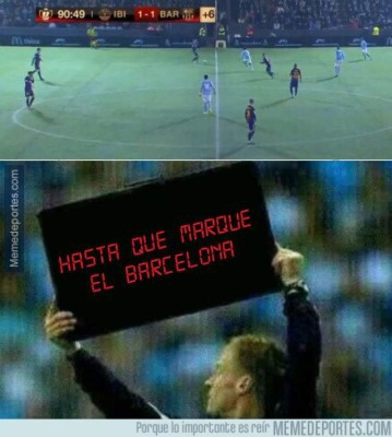 Los memes humillan al Barcelona tras sufrir ante el Ibiza en la Copa del Rey