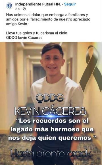 ¿Quién era Kevin Cáceres? Luto y consternación tras muerte del futbolista hondureño sufrió aparatoso accidente