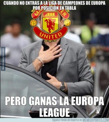 Los terribles memes del título del Manchester United en la Europa League
