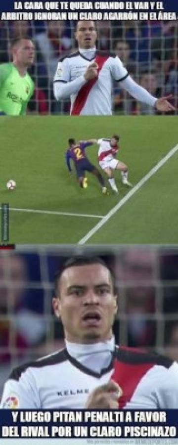 ¡Crueles! Los memes del triunfo del Barcelona sobre el Rayo en LaLiga