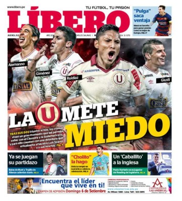 JUEVES: Las portadas de los periódicos deportivos más importantes