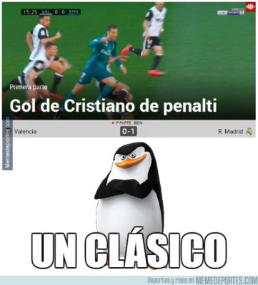 ¡Ay Cristiano! Los divertidos memes del triunfo del Real Madrid sobre el Valencia