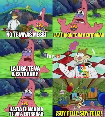 No lo perdonan: Los memes destrozan a Messi tras comunicar que se va del FC Barcelona