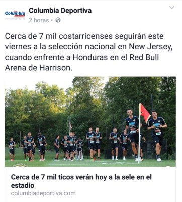 ¡Atención! Esto dice la prensa tica del duelo de esta noche ante Honduras