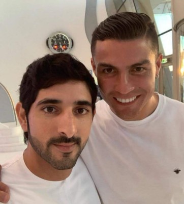 ¿Qué hacen? La prestigiosa amistad de Cristiano Ronaldo con el príncipe Fazza, dueño de Dubái&nbsp;&nbsp;