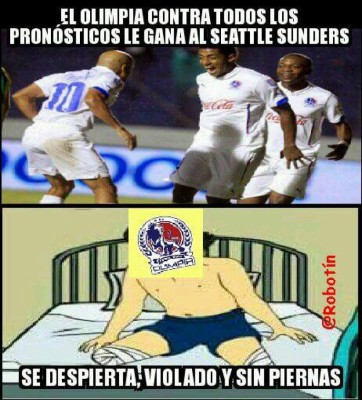 Los memes que dejó el Seattle Sounders-Olimpia