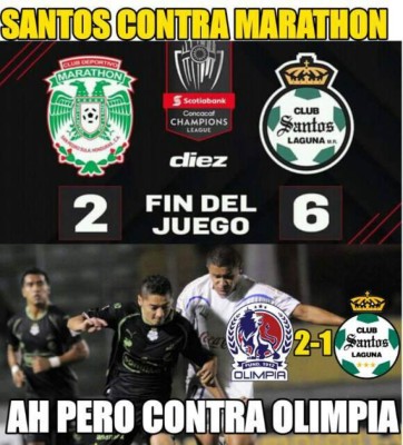 Los otros memes que no has visto y en donde destrozan al Marathón por derrota ante Santos