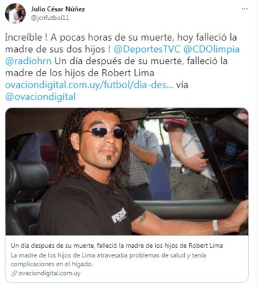 Muerte de Robert Lima estremeció al mundo del fútbol en Sudamérica: 'Esperaba que fuera un error o una mentira'