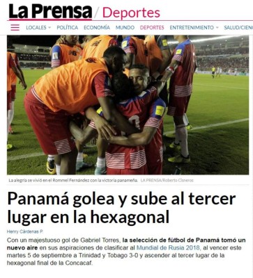 Así reaccionan los medios de Panamá y Costa Rica luego juego ante Trinidad y México