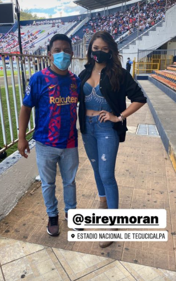 Sirey Morán, ganadora de ‘Nuestra Belleza Latina’, derrochó belleza y humildad en la final Olimpia-Real España