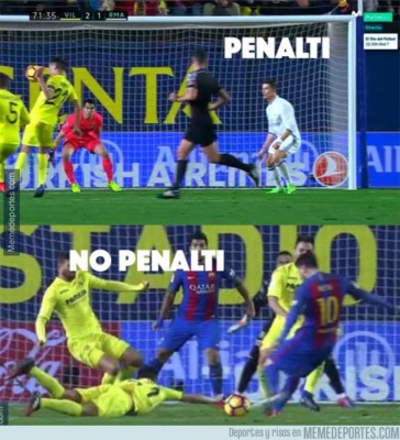 Triunfo de Real Madrid ante Villarreal destroza al Barcelona con memes