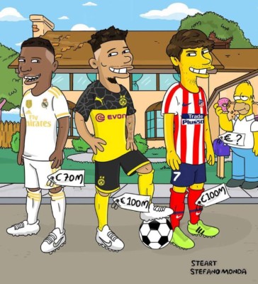 Imperdible: Así se ven Messi, Cristiano Ronaldo y las estrellas del fútbol en los Simpsons