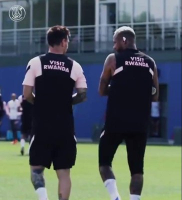 Así fue el primer entrenamiento de Messi en PSG: Su mejor amigo y abrazos con Sergio Ramos