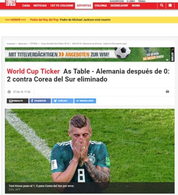 Fiasco y vergüenza: Así reaccionó la prensa alemana tras la histórica eliminación del Mundial