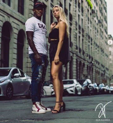 Romell Quioto se estrena como modelo y lo hace junto a una hermosa rubia canadiense