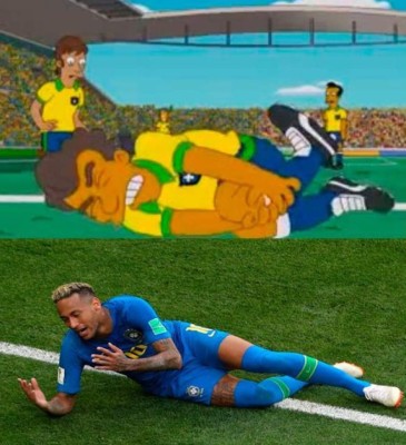 Los memes atacan a Neymar tras el Brasil-Serbia del Mundial de Rusia