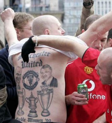 FOTOS: Los tatuajes más sorprendentes de los aficionados del fútbol