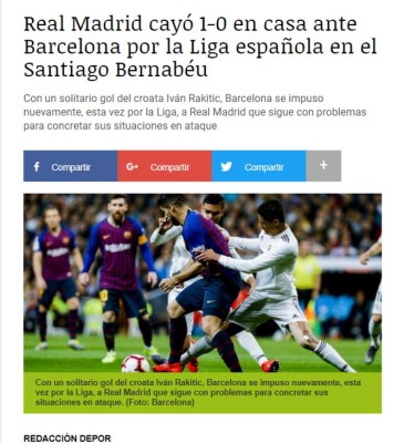 Prensa mundial: 'Barcelona, el nuevo papá del Real Madrid'