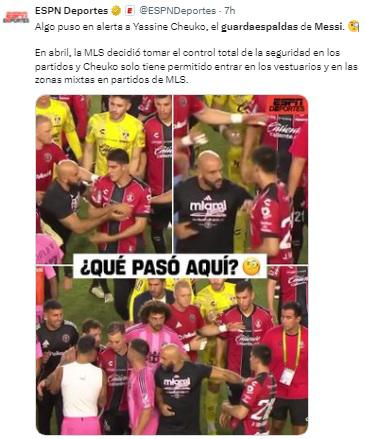 Todo México indignado por culpa del guardaespaldas de Messi: el gesto que no soportan y la decisión del Atlas ante Concacaf