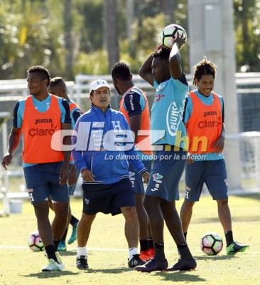 Las imágenes curiosas del entreno de Honduras en Fort Myers