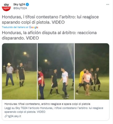 'Barbaridad en Honduras': La repercusión mundial que generó el árbitro que sacó una pistola en Copán&nbsp;&nbsp;