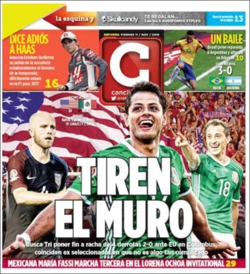 Prensa mexicana: 'A Trumpadas, México ¡Sí se puede!'