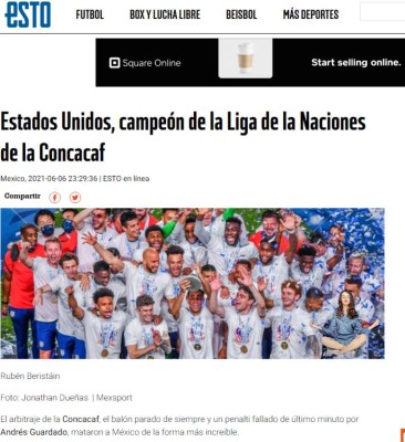 'El VAR y el árbitro mataron a México': Lo que dice la prensa sobre la derrota del Tri contra USA en la Liga de Naciones