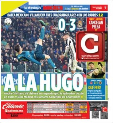 'Cristiano tocó el cielo', Ronaldo se lleva las portadas de los diarios por el mundo