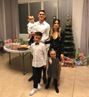 ¡En familia! Así recibieron la navidad los futbolistas hondureños