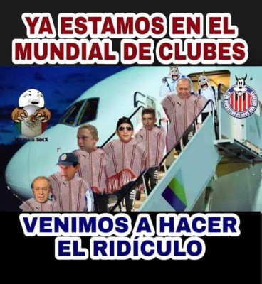 Hacen pedazos a Chivas con memes tras ser eliminado del Mundial de Clubes por el Kashima