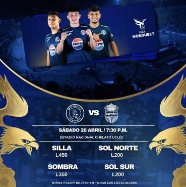 Motagua toma rotunda decisión para enfrentar el partido ante el Real España en el estadio Nacional
