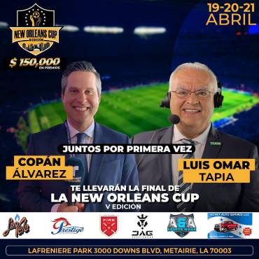 New Orleans se convertirá en la casa del fútbol con visitas de lujo: David Suazo, el Olimpia de Pedro Troglio y homenaje a Eulogio Palacios