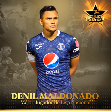 El exfutbolista del Motagua Denil Maldonado cosechó el premio al Mejor Jugador de La Liga Nacional