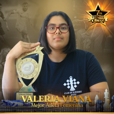 Con solo 16 años la jugadora de Ajedrez Valeria Viana se quedó con la Mejor Atleta Femenino