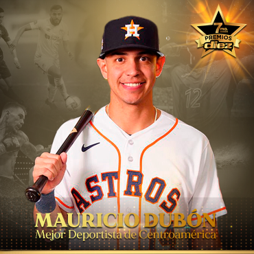 La redacción de DIEZ otorgó a Mauricio Dubón como el Mejor Deportista de Centroamérica.