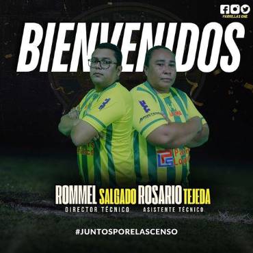 Rommel Salgado será el Director Técnico del equipo y Rosario Tejada su asistente, para lo que resta del Torneo Apertura 2024.
