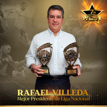 Rafael Villeda se quedó con el Mejor Presidente de la Liga Nacional en el 2022.