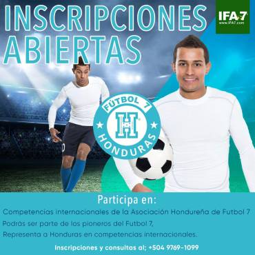 Honduras vibrará con la pasión del fútbol 7 en diferentes ciudades del país y con posibilidad de ir al Mundial