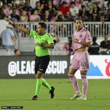Además de estar con Messi, también estuvo con David Ruiz, futbolista hondureño que juega en el Inter Miami.