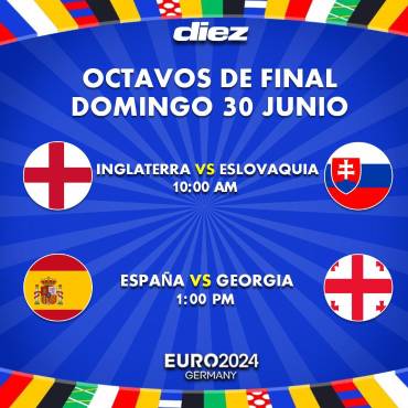 Partidos de este domingo 30 de junio por los octavos de final de la Eurocopa 2024