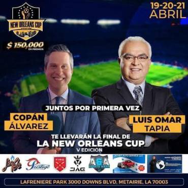 New Orleans Cup: Definida fecha y lugar del sorteo, figuras invitadas, premios por categoría y la exquisita gastronomía