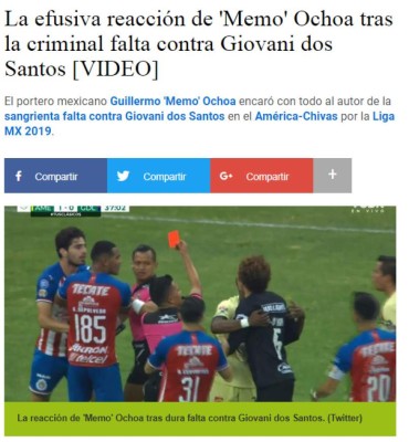 Así reaccionó la prensa mundial tras la grave lesión de Giovanni dos Santos: 'Criminal, de cárcel'