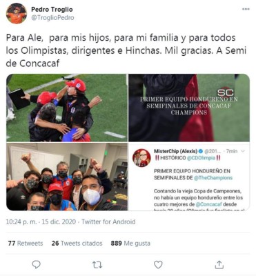 Lo que dijeron los periodistas hondureños y extranjeros sobre el pase de Olimpia a semifinales